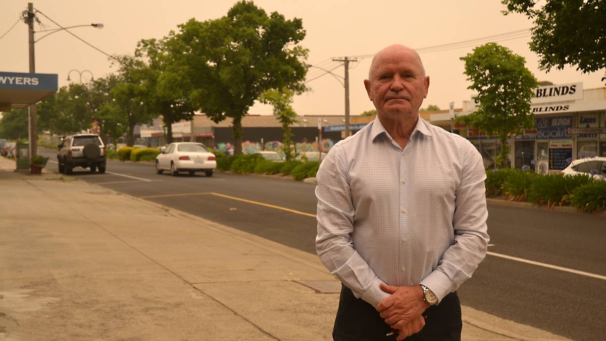 Gippsland Emergency Relief Fund president John Mitchell. photograph cher jimenez.