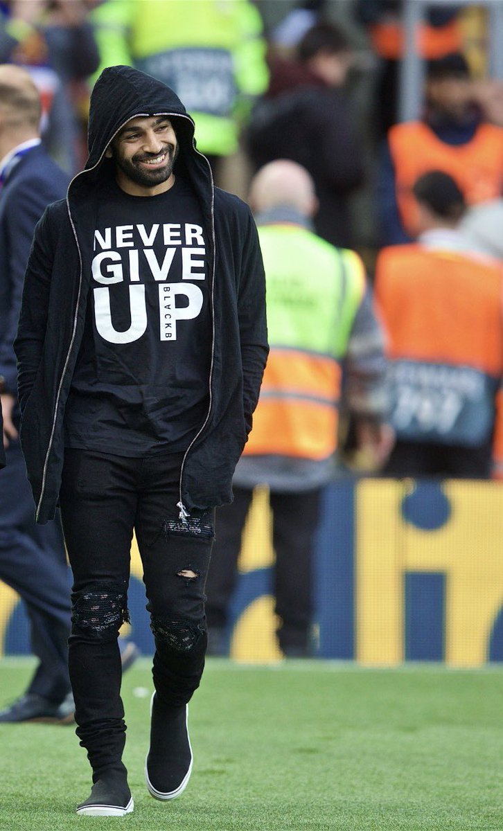 Mohamed Salah's 'Never Give Up' T-shirt epitomises Liverpool's spirit in  Barcelona victory