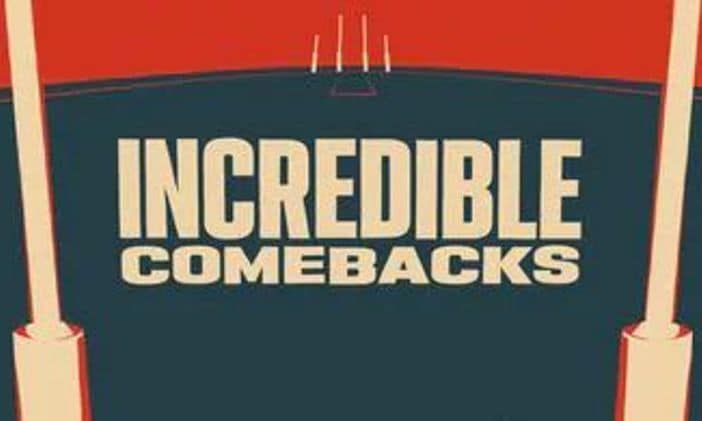 Enjoy the most Incredible Comebacks in AFL history, showing every goal from the most significant margin until the final siren