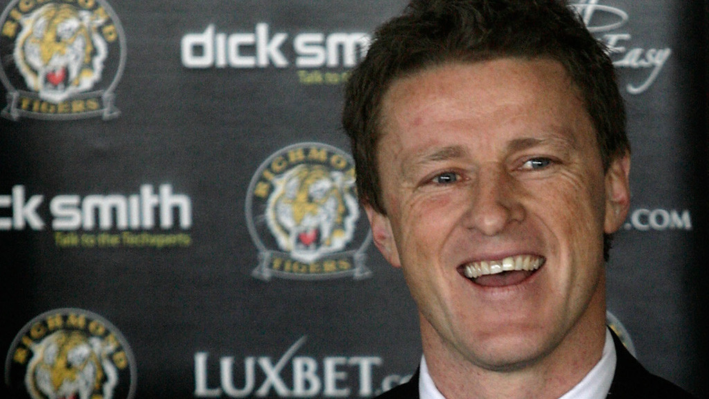 Richmond coach Damien Hardwick at his first press conference at the club in 2009. - Damien Hardwick,Richmond Tigers