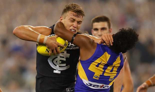 The Blues will be hoping for another big from their superstar mid Patrick Cripps when they take on West Coast at Marvel