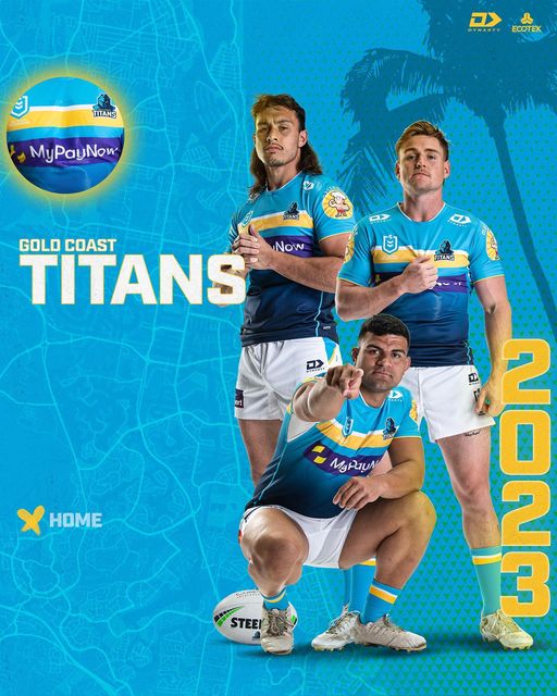 May be an image of 2 people and text that says 'D DYNASTY 人 ECOTEK TITANS MyPayNow TITANS GOLD COAST Now No TITANS MyPayN HOME STEEI 2 3 CE1TT''D DYNASTY 人 ECOTEK TITANS MyPayNow TITANS GOLD COAST Now No TITANS MyPayN HOME STEEI 2 3 CE1TT'