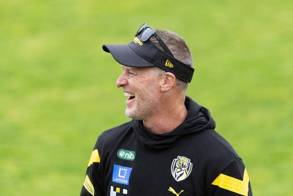 Richmond coach Damien Hardwick.