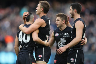 Carlton are yet to secure a spot under Friday night lights despite a strong turnaround this year. 