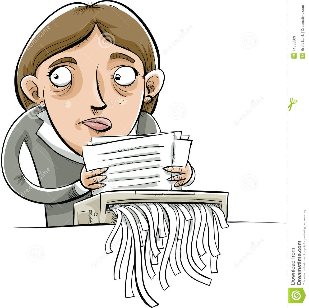 document-shred-cartoon-businesswoman-shreds-paper-documents-guilty-look-her-face-41885563.jpg