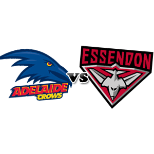 Adelaide Crows logo Essendon Bombers logo