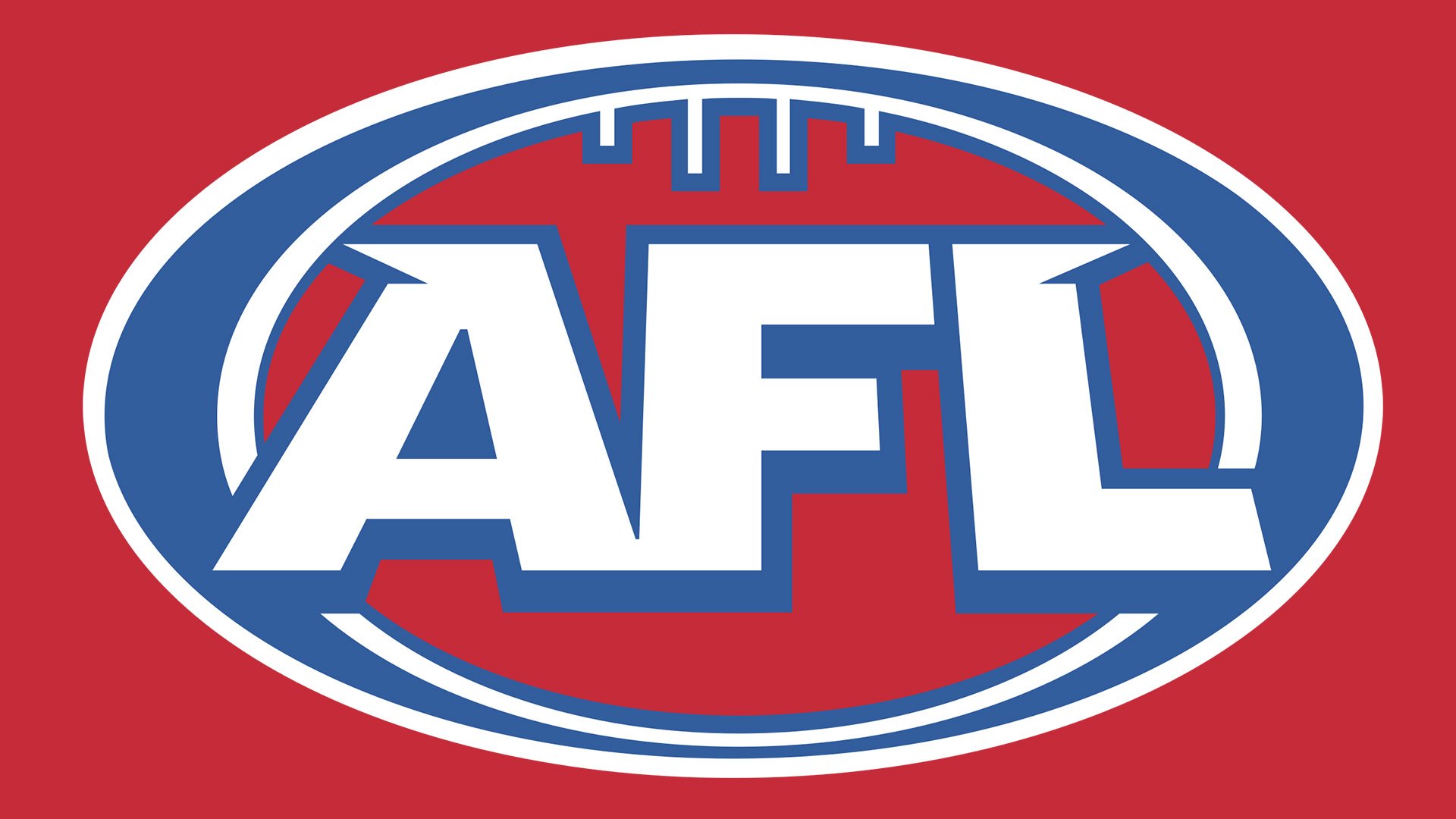 AFL logo on red background